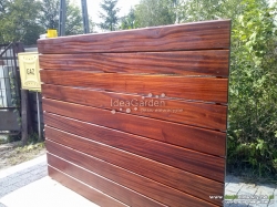 WYKOŃCZENIE: deski elewacyjne Sapeli, IMPREGNACJA: HK-Lasur