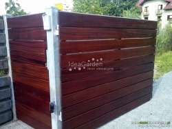 WYKOŃCZENIE: deski elewacyjne Sapeli, IMPREGNACJA: HK-Lasur